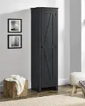 Farmington Black 18 Wide Storage Cabinet