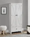 Farmington White 30 Wide Storage Cabinet