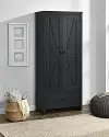 Farmington Black 30 Wide Storage Cabinet