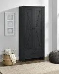 Farmington Black 30 Wide Storage Cabinet