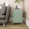 Mission Light Green Metal Locker End Table