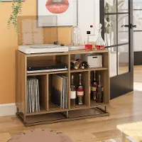 Regal Brown Double Wide Record Station