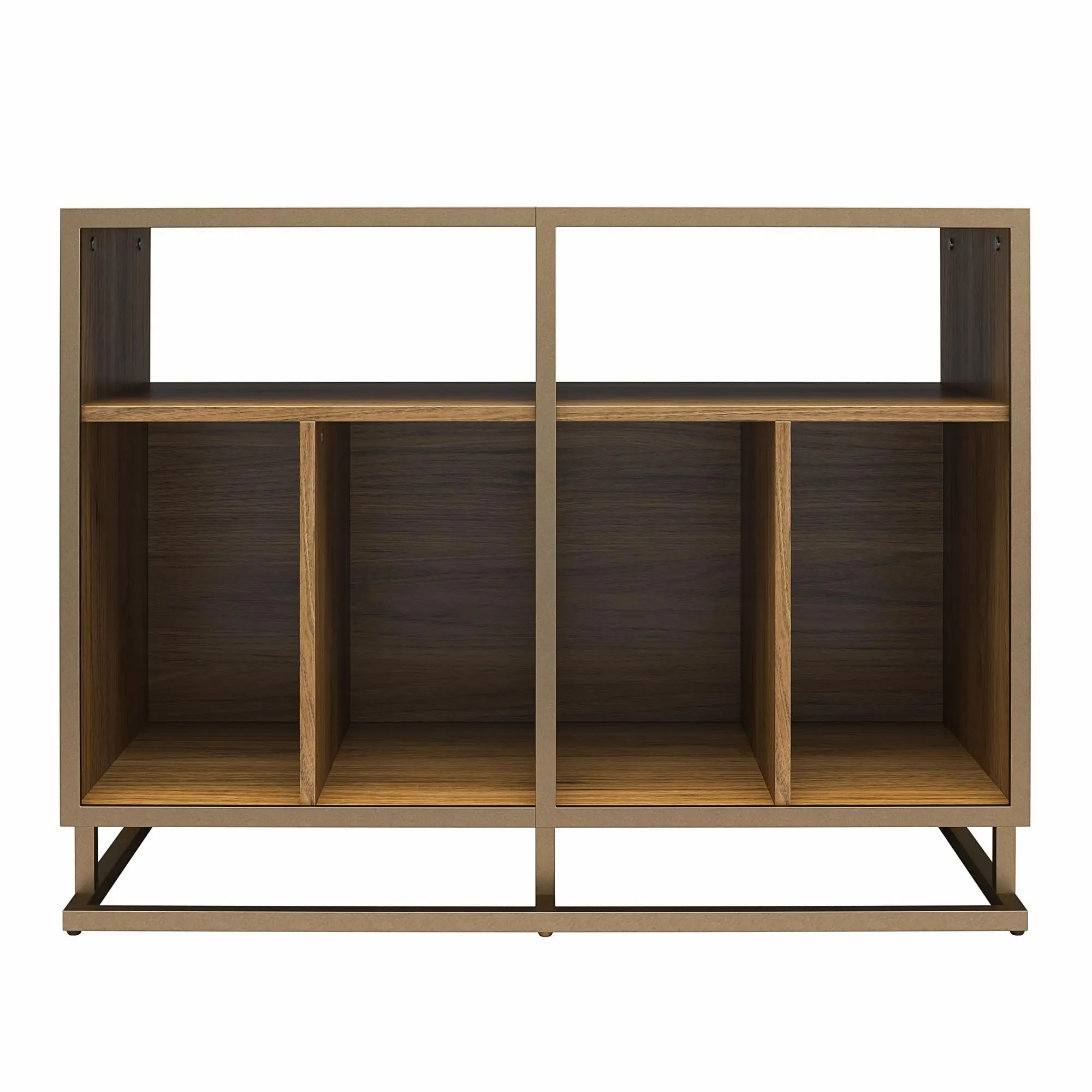 Regal Brown Double Wide Record Station-3