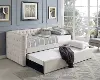 Trina Ivory Twin Daybed with Trundle