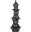 24 Inch Black Stacking Yoga Frogs
