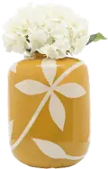 12 Yellow Leaf Jar