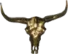 24 Inch Aluminum Bull Head Wall Décor