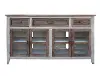 Sahara Glazed White Display Console