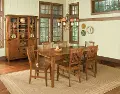 5180-319 Arts and Crafts Brown Dining Table