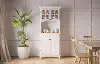 Homestyles Off-White Buffet with Hutch