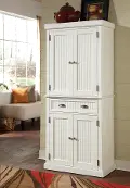5022-69 Nantucket Off-White Tall Storage Pantry