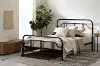 13446 Balka Black Queen Metal Platform Bed - South Shore