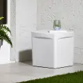 13790 Dalya White Square Outdoor Side Table - South Shore