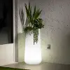 13798 Dalya White Lighted Planter Pot - South Shore