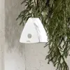 13820 Dalya White Triangle Decorative Birdhouse - South Shore