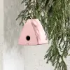 13822 Dalya Pink Triangle Decorative Birdhouse - South Shore