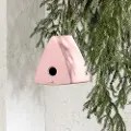 13822 Dalya Pink Triangle Decorative Birdhouse - South Shore