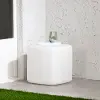14252 Dalya White Outdoor Side Table - South Shore