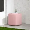 14254 Dalya Pink Outdoor Side Table with Rounded Corners - South Shore