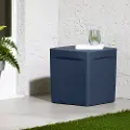 14426 Dalya Blue Square Outdoor Side Table - South Shore