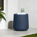 14428 Dalya Blue Round Outdoor Side Table - South Shore