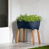 14435 Dalya Blue Raised Planter - South Shore