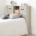 14500 Ulysses Gray Oak Twin Bookcase Headboard - South Shore