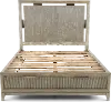 Positano Gray Queen Storage Bed
