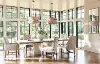 Aventura White and Sand 7 Piece Dining Room Set
