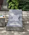 6801-83 Boca Raton Gray Outdoor Chaise Lounge