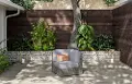 6801-12 Boca Raton Gray Outdoor Sectional Side Chair