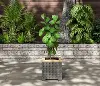 Boca Raton Brown Outdoor Planter