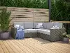 Boca Raton Gray Outdoor 5 Seat Sectional