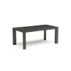 Grayton Gray Outdoor Aluminum Coffee Table