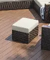 6800-90 Palm Springs Brown Outdoor Ottoman