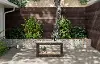 6800-22 Palm Springs Brown Outdoor Sofa Table