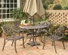 Sanibel 48 Bronze 5 Piece Outdoor Dining Set