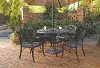 Sanibel 42 Black 5 Piece Outdoor Dining Set