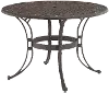 6655-32 Sanibel 48 Bronze Outdoor Dining Table