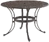 Sanibel 42 Bronze Outdoor Dining Table