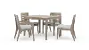 Sustain Brown 5 Piece Outdoor Dining Table