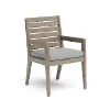 Sustain Brown Outdoor Dining Armchair set of Two