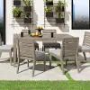 5675-31 Sustain Brown Outdoor Dining Table