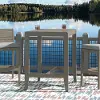 5675-35 Sustain Brown Outdoor High Bistro Table