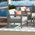 5675-10 Sustain Brown Outdoor Lounge Armchair