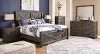 Clearance Mossley Brown 4 Piece Queen Bedroom Set
