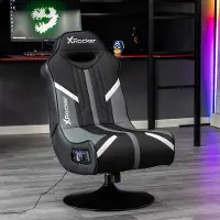 Nebula Pedestal Gaming Chair Black 2.1 Bluetooth Audio