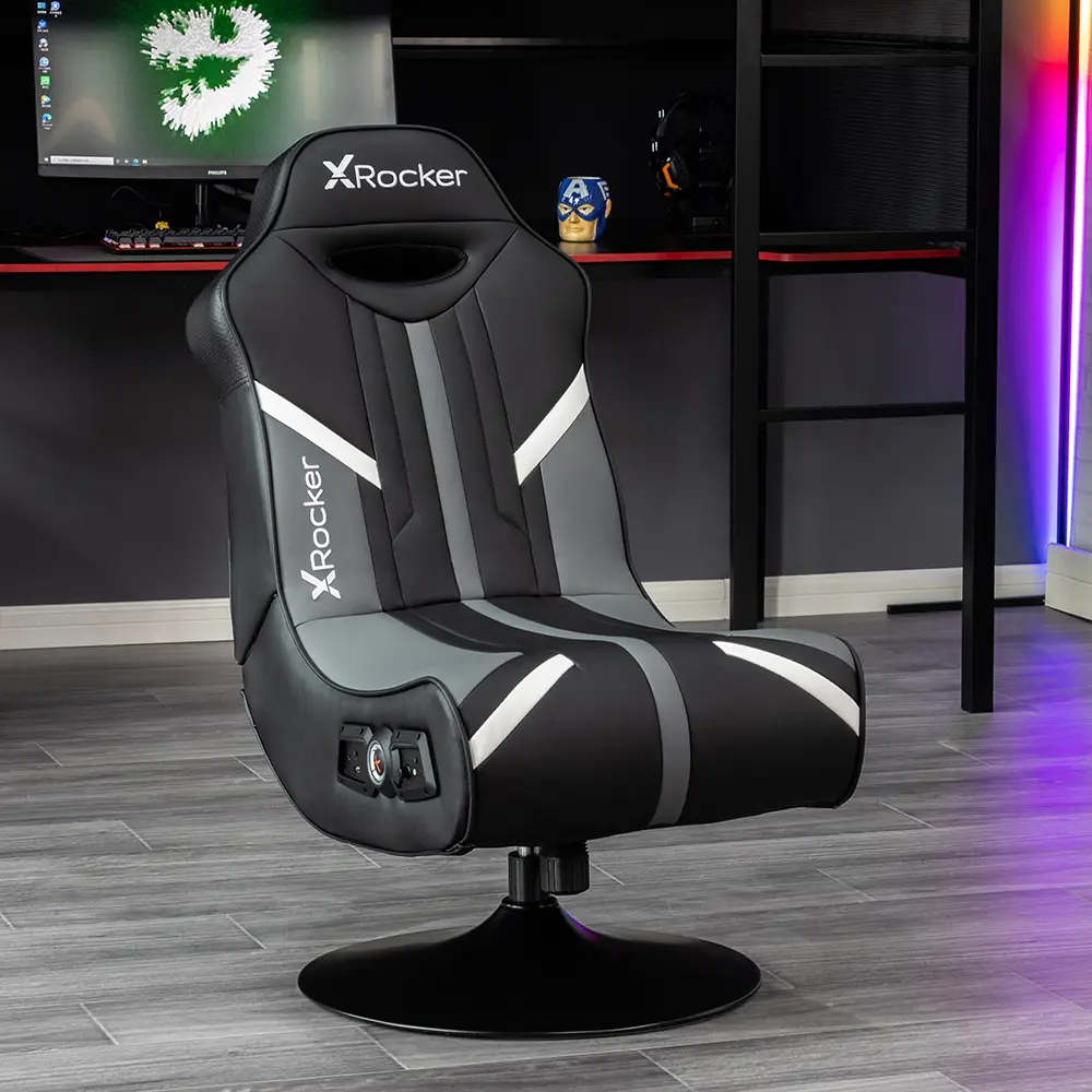 Nebula Pedestal Gaming Chair Black 2.1 Bluetooth Audio-2