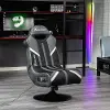 Nebula Pedestal Gaming Chair Gray 2.1 Bluetooth Audio