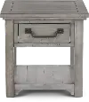 Beach House Gray End Table